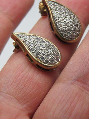 14k Diamond Earring Vintage